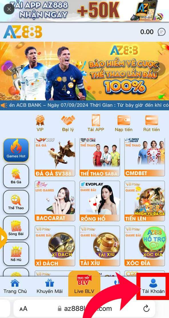 Truy cập trang chủ AZ888 và vào tài khoản Truy cập trang chủ AZ888 và vào tài khoản